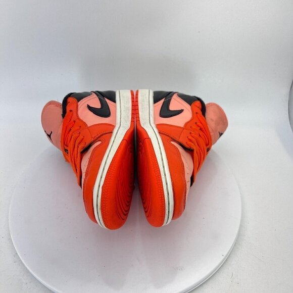 Nike Air Jordan 1 Low SE Women Sz 7 DM3379-600 Crimson Bliss Orange Rush Shoes - Picture 9 of 14